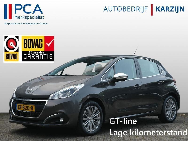 Grijs Gebruikt 2018 Peugeot 208 GT-line Hatchback | € 11.450 (Eerlijke prijs) - Afbeelding 1/4