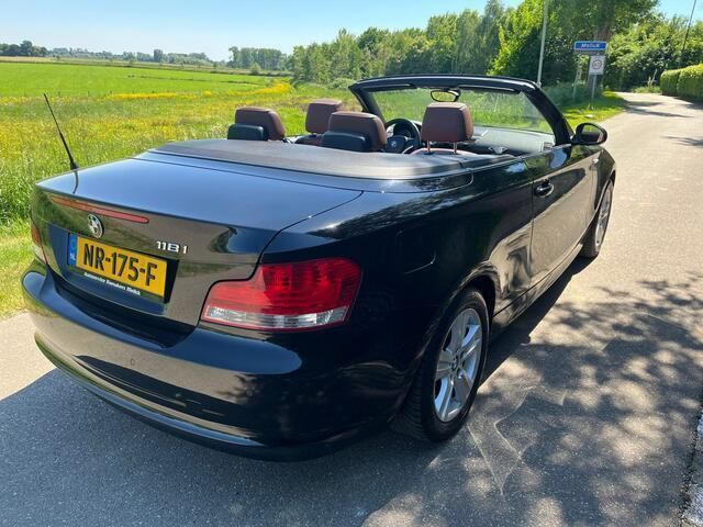 Occasion BMW 118 Cabriolet 143 PK (105 kW) 2009 Zwart Cabriolet
