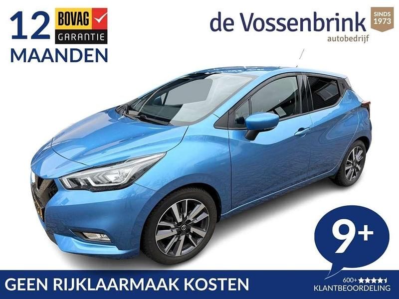Occasion Nissan Micra N-Connecta 90 PK (66 kW) 2018 Blauw Hatchback