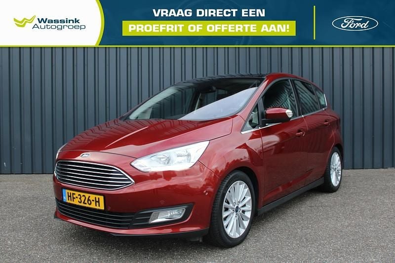 Rood Gebruikt 2015 Ford C-MAX Titanium MPV | € 10.915 (Goede deal) - Afbeelding 1/4