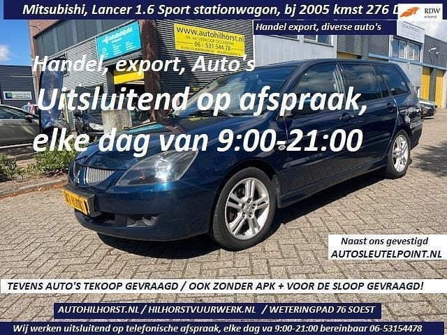 Occasion Mitsubishi Lancer 98 PK (72 kW) 2005 Blauw (metallic) Stationwagen