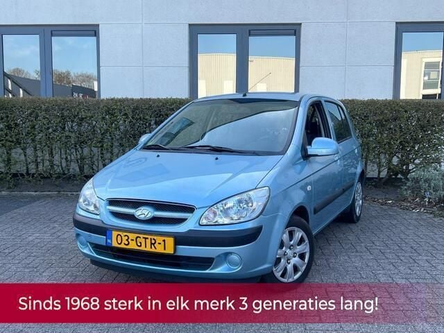 Blauw, metallic lak Gebruikt 2008 Hyundai Getz Active Hatchback | € 1.990 (Eerlijke prijs) - Afbeelding 1/4