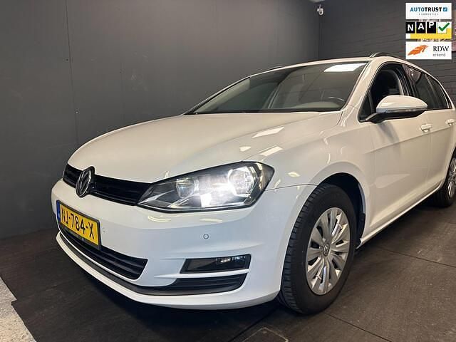 Wit Gebruikt 2017 VW Golf VII Stationwagen | € 10.950 - Afbeelding 1/4