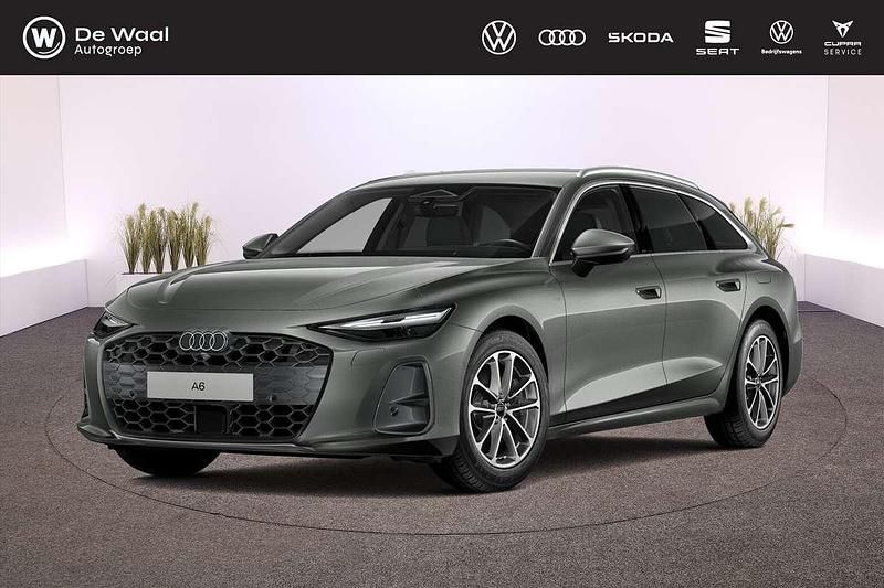 Grijs, metallic lak Nieuw 2025 Audi A6 Proline Stationwagen | € 69.990 (Super prijs) - Afbeelding 1/4