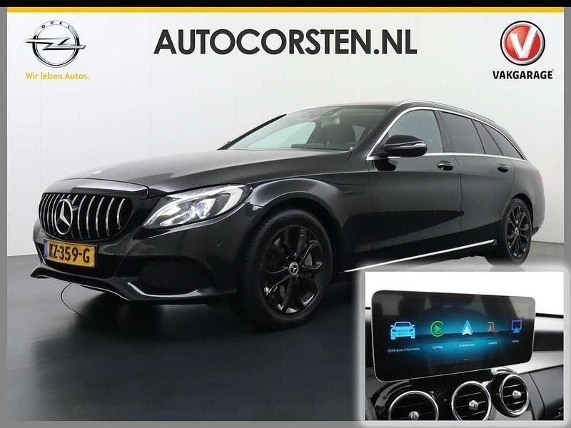 Zwart Gebruikt 2016 Mercedes C350e Stationwagen | € 14.450 (Goede deal) - Afbeelding 1/4