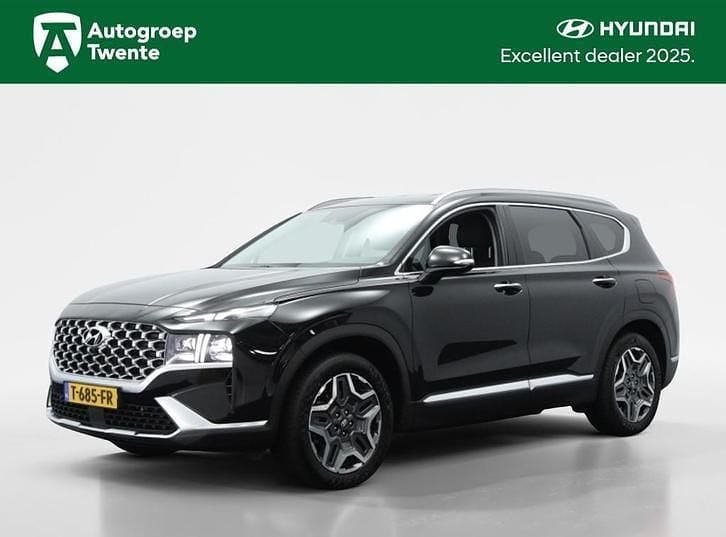 Phantom black (zwart metallic) Gebruikt 2023 Hyundai Santa Fe Premium SUV | € 41.950 (Eerlijke prijs) - Afbeelding 1/4