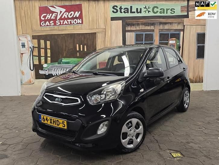 Zwart Gebruikt 2012 Kia Picanto Hatchback | € 4.450 (Goede deal) - Afbeelding 1/3