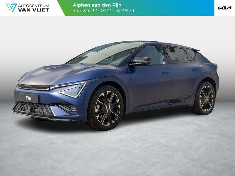 Yacht blue matte Nieuw 2025 Kia EV6 GT-Line SUV | € 59.990 (Iets duurder) - Afbeelding 1/4