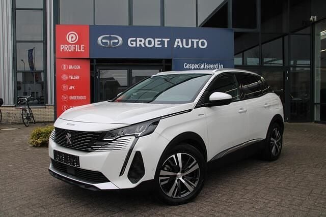 Wit Occasion 2021 Peugeot 3008 Allure SUV | € 19.900 (Super prijs) - Afbeelding 1/4