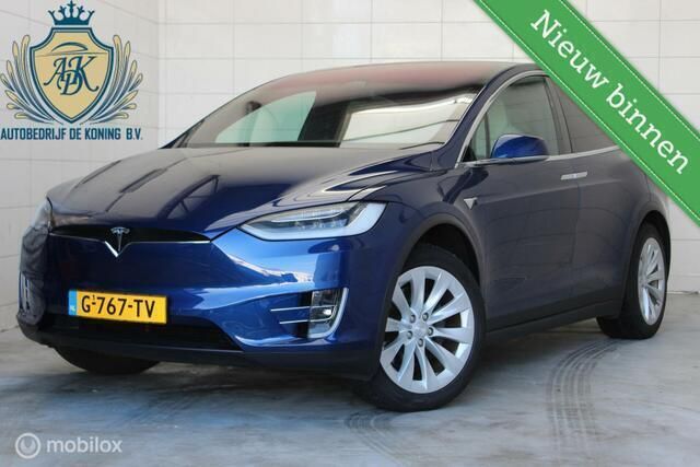Blauw Gebruikt 2019 Tesla Model X Long Range AWD SUV | € 55.200 - Afbeelding 1/4