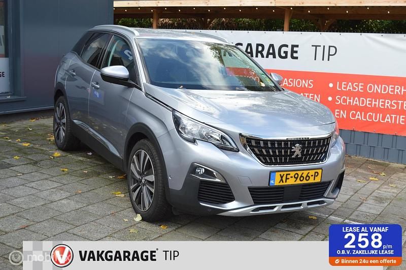 Grijs Gebruikt 2019 Peugeot 3008 Premium SUV | € 15.950 (Eerlijke prijs) - Afbeelding 1/4