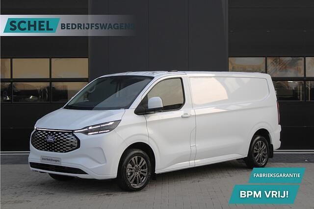 Wit (metallic) Nieuw 2025 Ford E-Transit Limited Van | € 49.500 - Afbeelding 1/4