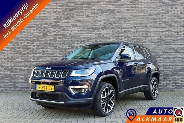 Blauw Gebruikt 2018 Jeep Compass Limited SUV | € 19.900 (Eerlijke prijs) - Afbeelding 1/4