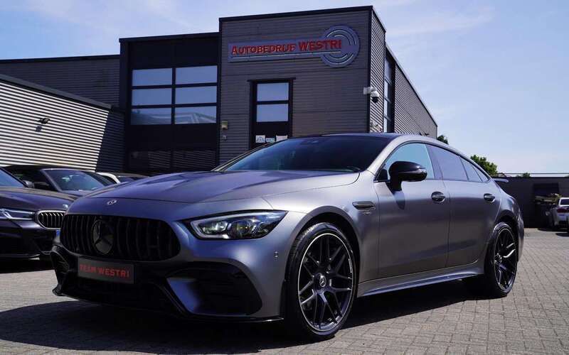Grijs, metallic lak Gebruikt 2019 Mercedes AMG GT Premium Plus Coupé | € 71.995 (Iets duurder) - Afbeelding 1/4
