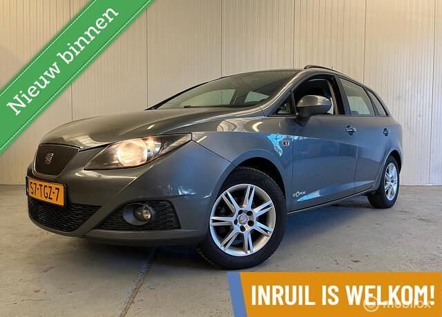 Grijs Gebruikt 2012 Seat Ibiza ST Ecomotive Stationwagen | € 1.950 (Eerlijke prijs) - Afbeelding 1/4