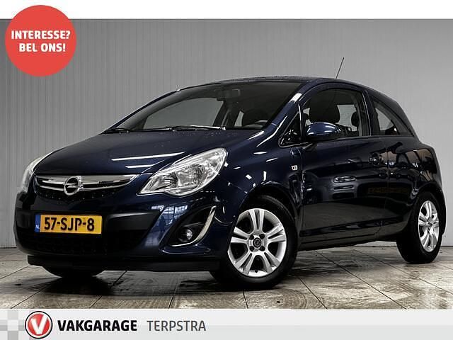 Blauw (metallic) Occasion 2011 Opel Corsa Cosmo Hatchback | € 1.850 (Eerlijke prijs) - Afbeelding 1/4