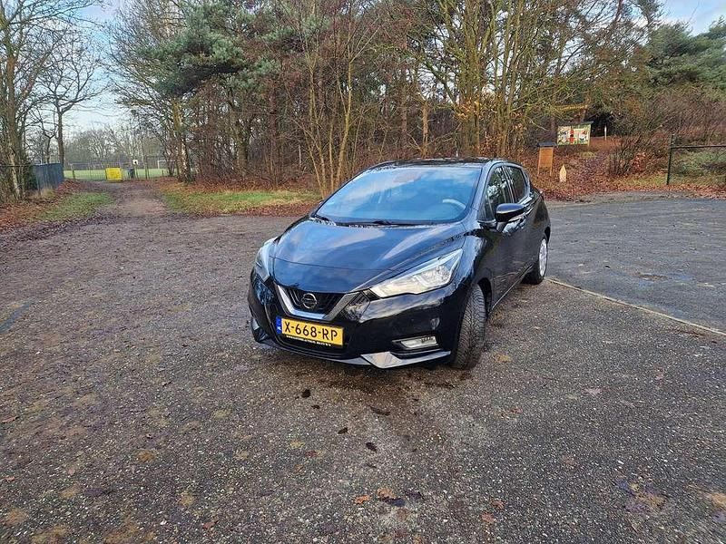Zwart Occasion 2017 Nissan Micra Visia MPV | € 10.000 (Eerlijke prijs) - Afbeelding 1/4
