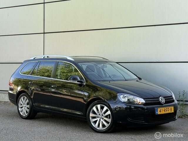 Zwart Gebruikt 2011 VW Golf VI Comfortline Stationwagen | € 4.950 (Super prijs) - Afbeelding 1/4