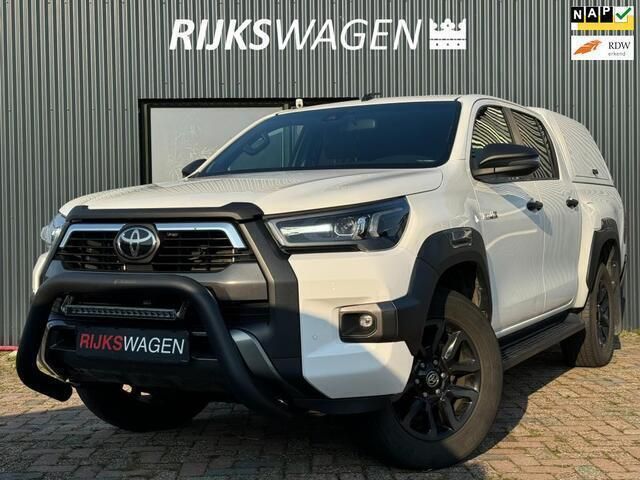 Wit Gebruikt 2021 Toyota HiLux Premium Pickup | € 34.950 (Eerlijke prijs) - Afbeelding 1/4