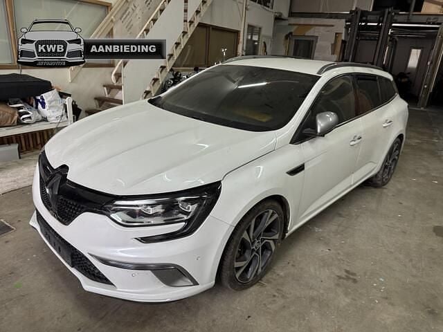 Wit Gebruikt 2018 Renault Mégane GrandTour GT Stationwagen | € 6.500 - Afbeelding 1/4