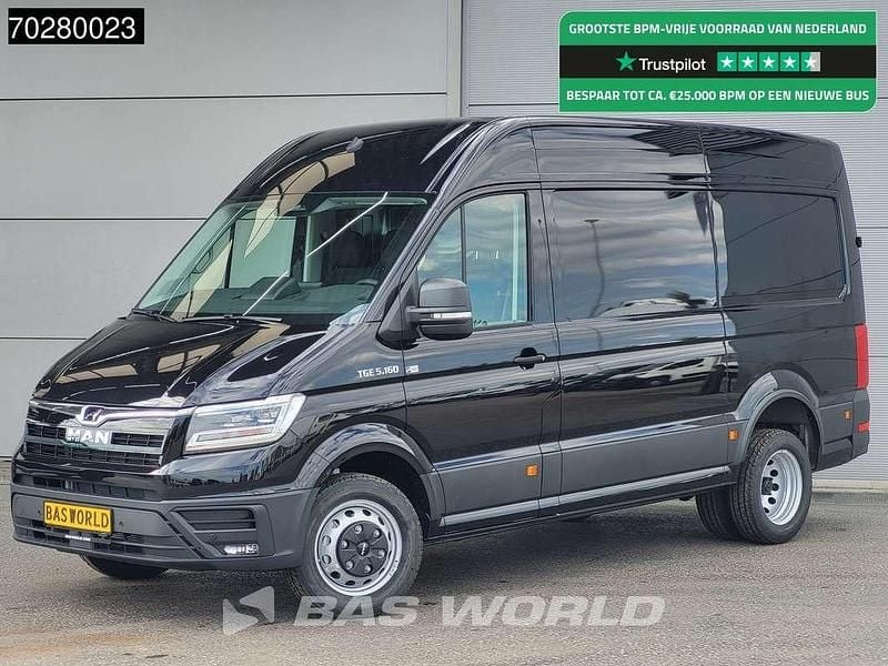 Zwart Nieuw 2025 MAN TGE Van | € 47.900 (Goede deal) - Afbeelding 1/3
