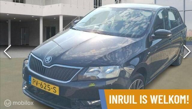 Zwart Gebruikt 2017 Skoda Rapid Style Hatchback | € 3.450 - Afbeelding 1/4