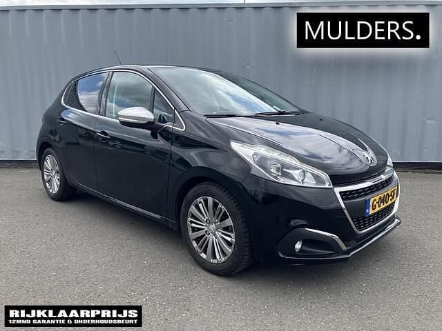 Zwart Gebruikt 2019 Peugeot 208 Allure Hatchback | € 11.795 (Goede deal) - Afbeelding 1/4