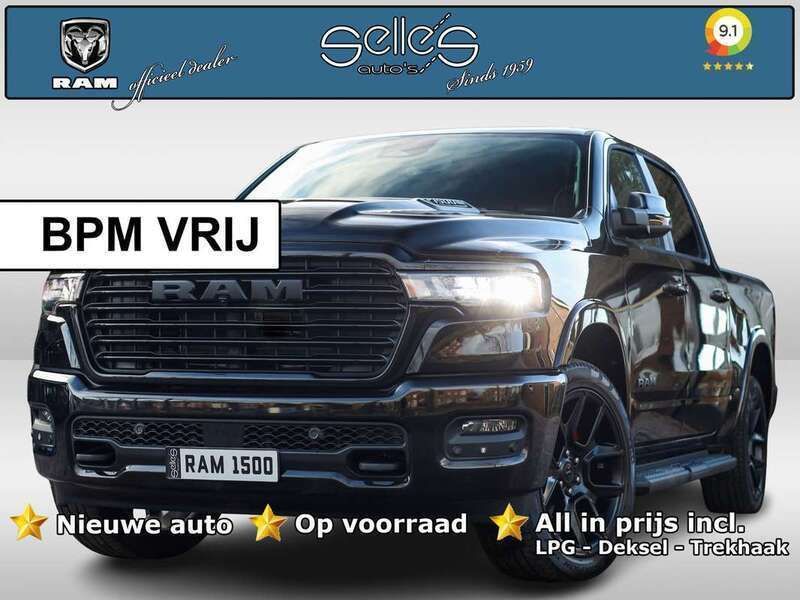 Zwart Nieuw 2024 Dodge Ram Pickup | € 77.895 (Goede deal) - Afbeelding 1/3