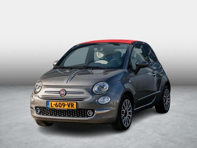 Grijs Gebruikt 2020 Fiat 500C Star Cabriolet | € 15.689 (Eerlijke prijs) - Afbeelding 1/3