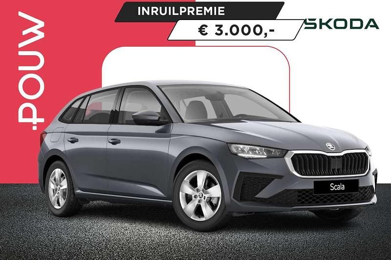 Grijs Gebruikt 2024 Skoda Scala Selection Hatchback | € 31.250 (Eerlijke prijs) - Afbeelding 1/4