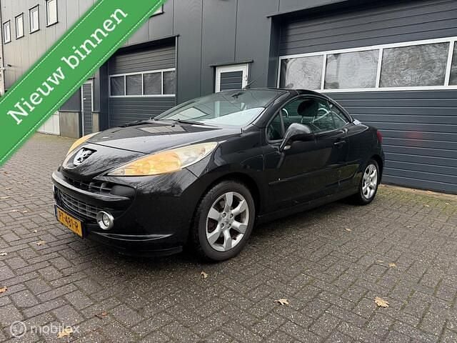 Zwart Gebruikt 2008 Peugeot 207 CC Cabriolet | € 1.799 (Super prijs) - Afbeelding 1/4