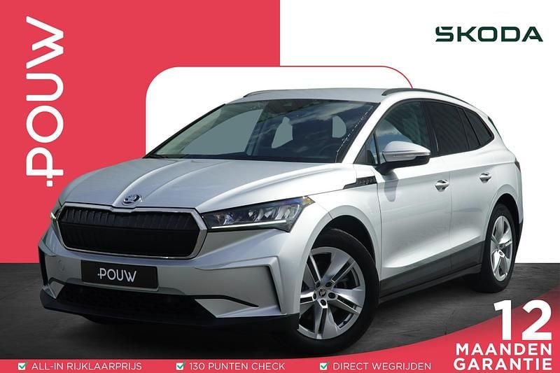 Grijs Gebruikt 2021 Skoda Enyaq iV SUV | € 22.950 (Goede deal) - Afbeelding 1/4