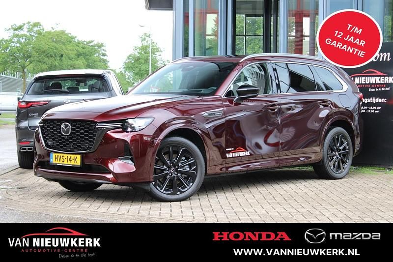 Rood Nieuw 2025 Mazda CX-80 Homura-Line SUV | € 69.700 (Iets duurder) - Afbeelding 1/4