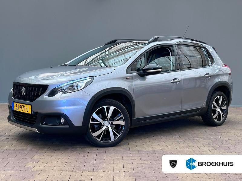 Grijs Gebruikt 2018 Peugeot 2008 GT-line SUV | € 16.895 (Iets duurder) - Afbeelding 1/4