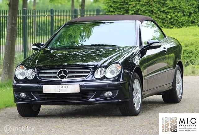 Zwart Occasion 2008 Mercedes CLK280 Elegance Cabriolet | € 11.950 (Duur) - Afbeelding 1/4