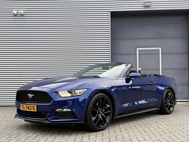 Blauw Occasion 2016 Ford Mustang Convertible Cabriolet | € 28.999 (Eerlijke prijs) - Afbeelding 1/4