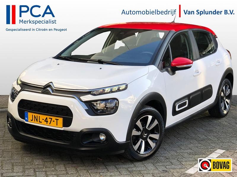 Wit Gebruikt 2021 Citroën C3 Shine Hatchback | € 17.335 (Eerlijke prijs) - Afbeelding 1/4