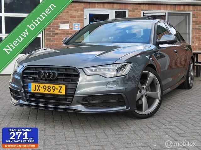 Grijs Gebruikt 2013 Audi A6 S-Line Sedan | € 16.750 (Eerlijke prijs) - Afbeelding 1/4