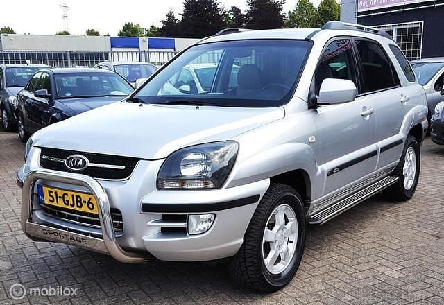 Grijs Gebruikt 2008 Kia Sportage SUV | € 4.950 (Eerlijke prijs) - Afbeelding 1/4