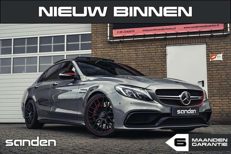 Grijs Gebruikt 2016 Mercedes C63S AMG AMG Sedan | € 58.350 - Afbeelding 1/4
