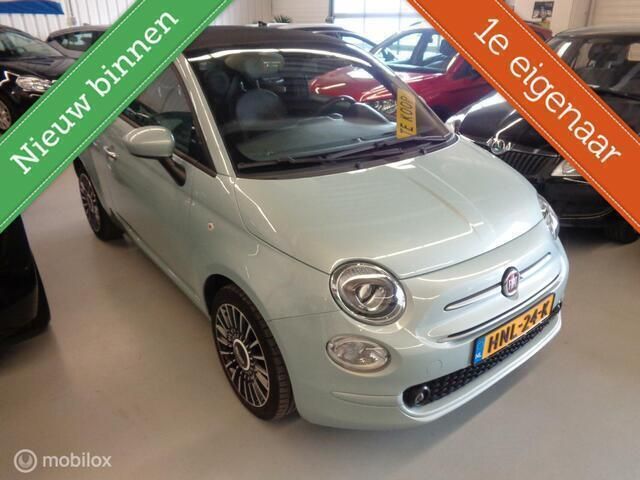 Occasion Fiat 500C Launch Edition 69 PK (50 kW) 2020 Groen, metallic lak Cabriolet