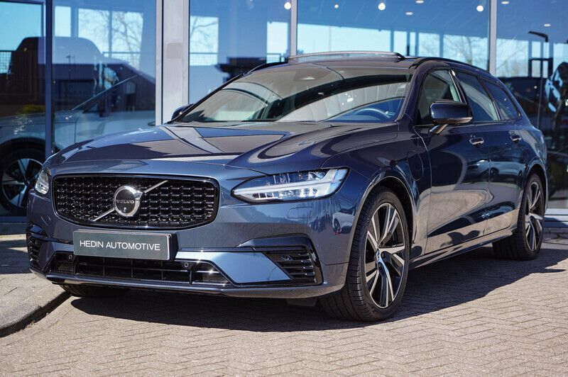 Blauw Gebruikt 2023 Volvo V90 Ultimate Stationwagen | € 54.995 (Iets duurder) - Afbeelding 1/4