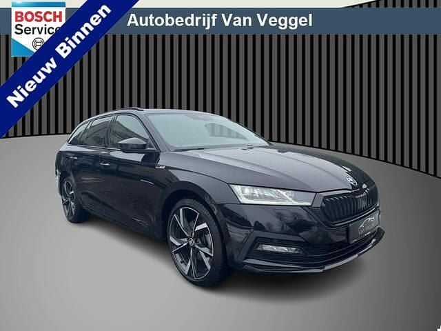 Zwart (metallic) Occasion 2022 Skoda Octavia Business Line Stationwagen | € 23.250 (Iets duurder) - Afbeelding 1/4