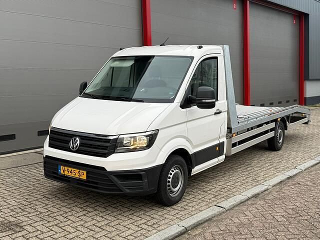 Wit Occasion 2018 VW Crafter Highline Van | € 29.499 - Afbeelding 1/4