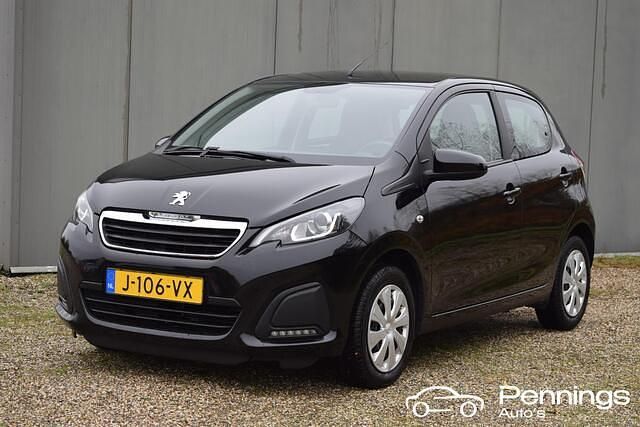 Zwart Occasion 2020 Peugeot 108 Active Hatchback | € 8.250 (Eerlijke prijs) - Afbeelding 1/4