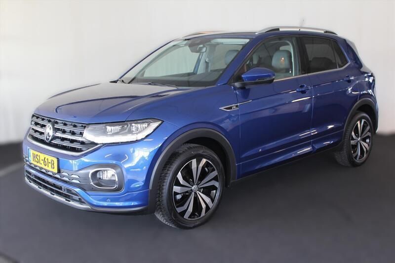 Blauw Gebruikt 2021 VW T-Cross R-line SUV | € 24.900 (Iets duurder) - Afbeelding 1/4
