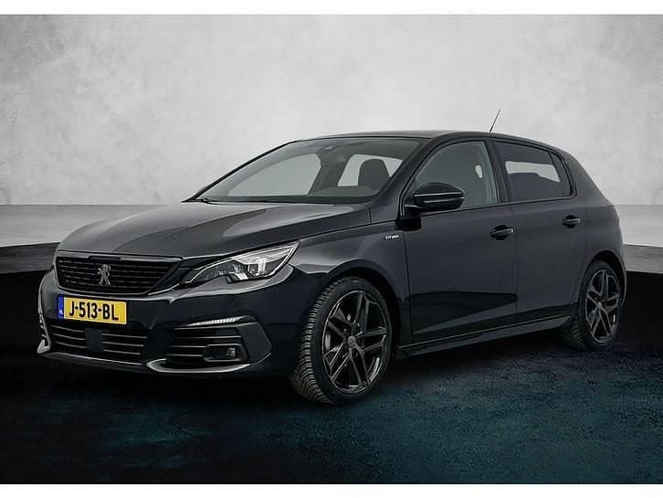 Zwart Occasion 2021 Peugeot 308 GT-line Hatchback | € 18.420 (Eerlijke prijs) - Afbeelding 1/4