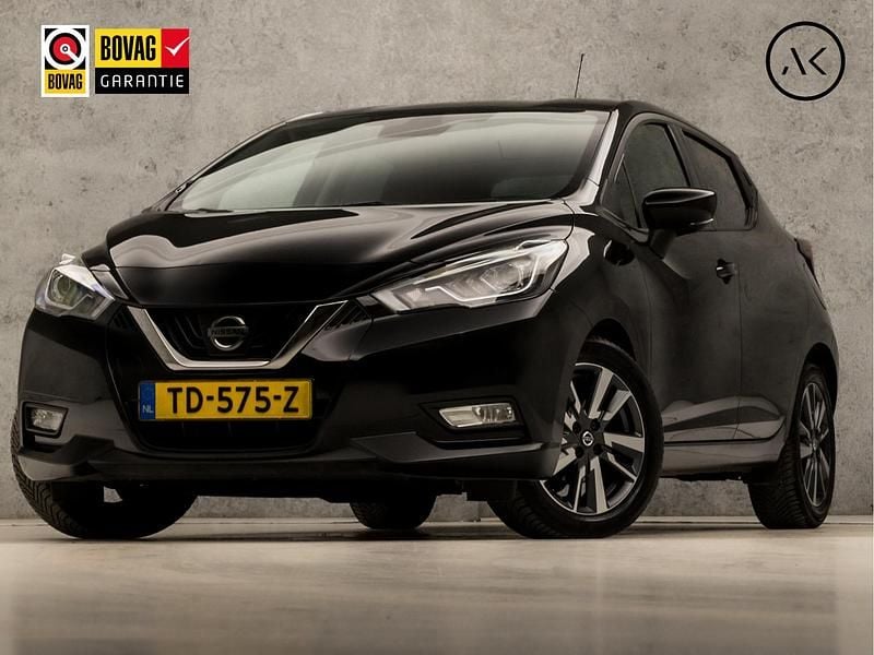 Zwart Gebruikt 2018 Nissan Micra N-Connecta Hatchback | € 11.445 (Eerlijke prijs) - Afbeelding 1/4