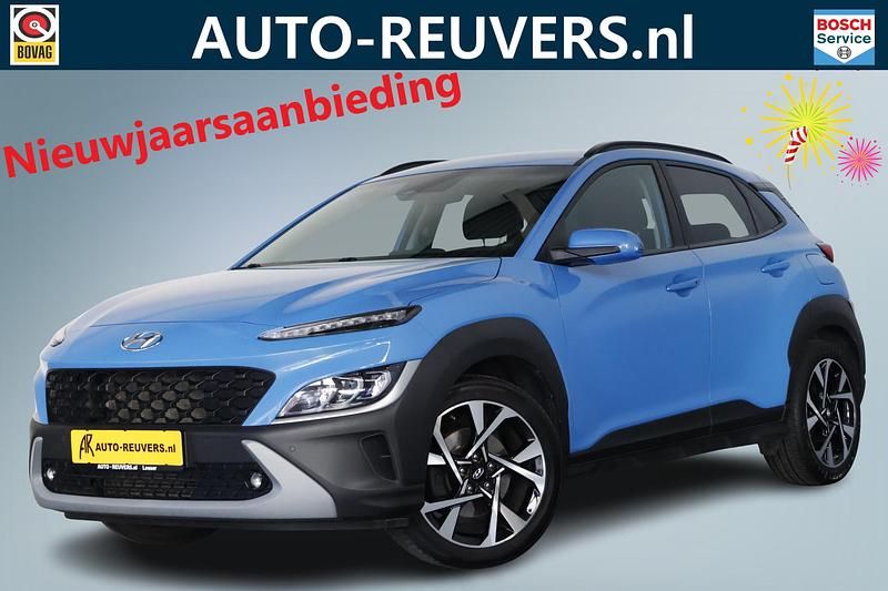 Blauw Gebruikt 2021 Hyundai Kona Premium SUV | € 16.900 (Goede deal) - Afbeelding 1/4