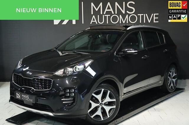 Zwart Gebruikt 2016 Kia Sportage GT-Line SUV | € 17.950 (Goede deal) - Afbeelding 1/4
